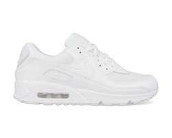 Nike Air Max 90 Heren Sneakers - White/White-White-Wolf Grey - Maat 45