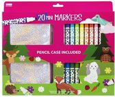 Haza Original Mini-markers Met Glitter Etui Meisjes 21-delig