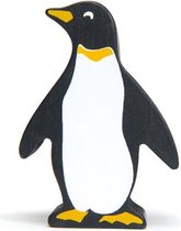Tender Leaf Toys Zeedier Pinguïn Junior 6,5 Cm Hout Zwart/wit