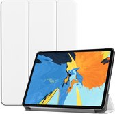 Hoes Geschikt voor iPad Pro 2020 (11 inch) Hoes Luxe Hoesje Book Case - Hoesje Geschikt voor iPad Pro 11 inch (2020) Hoes Cover - Wit