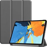 Hoes Geschikt voor iPad Pro 2020 (11 inch) Hoes Luxe Hoesje Book Case - Hoesje Geschikt voor iPad Pro 11 inch (2020) Hoes Cover - Grijs