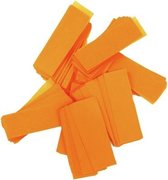 TCM FX Confetti rechthoekig 55x18mm, neon-oranje, uv active, 1kg
