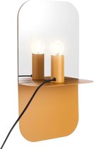 Leitmotiv Plate Lamp - Wandlamp - Ijzer - 12 x24 x 45 - Geel (oker geel)