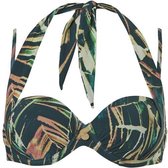 TC WoW - Ten Cate - Palm Leaves Multiway Bikini Top - maat 38D - Meerkleurig