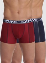 DIM 3D Flex Air Boxershort - Sport Onderbroeken - Ademend - Heren - 2 Stuks - Maat XL - Blauw/Rood