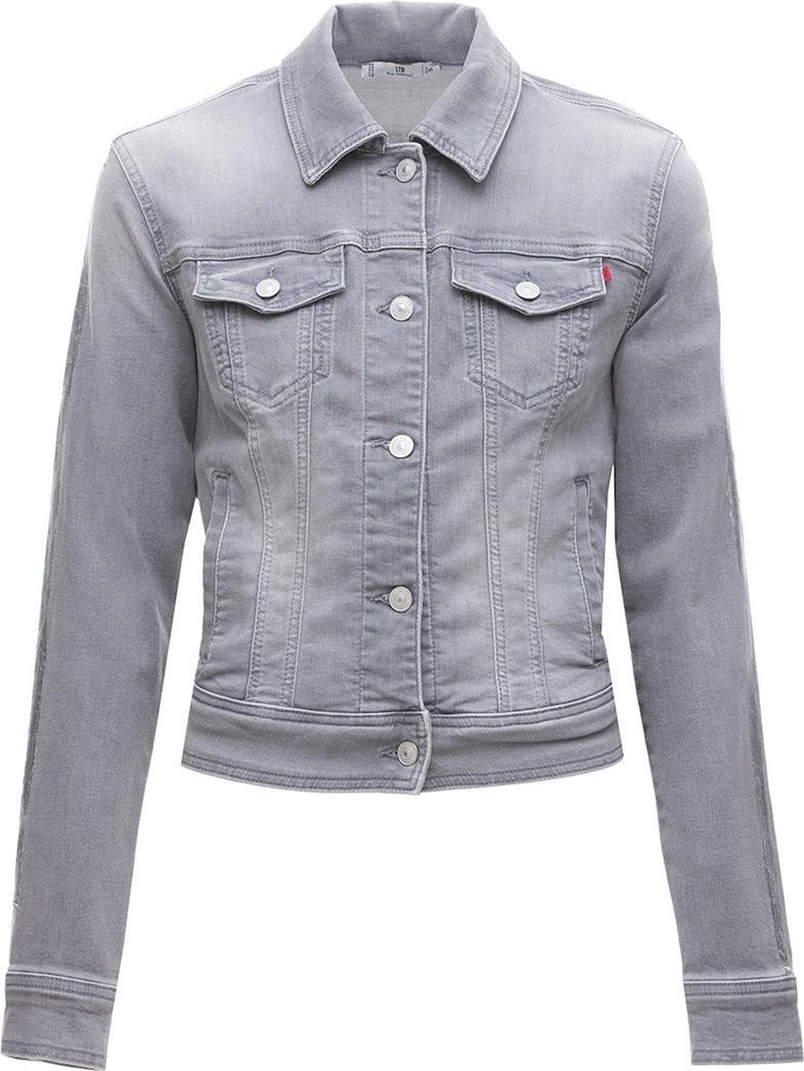 LTB Destin Lightbell Wash Slim Jacket Jeans Jacket Grijs Dames | bol.com