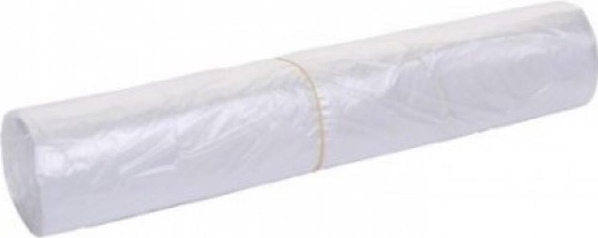 Goedkoopste Afvalzakken 20 liter 50x55cm T10 HDPE transparant - Doos 2500 stuks