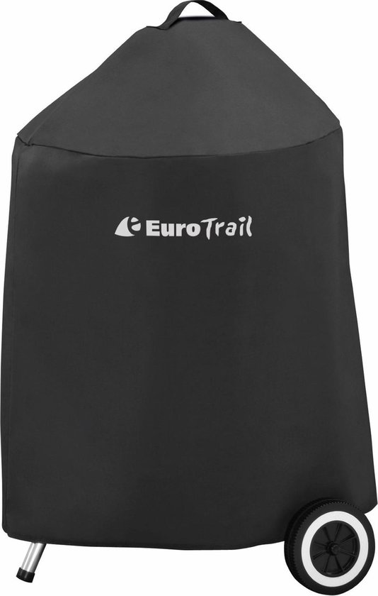 Eurotrail BBQ hoes - Grill cover - Ø55*80cm - Zwart - Barbecuehoes Waterdicht