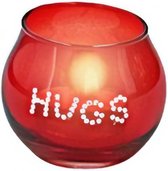 Arti Casa Valentijnskaars 'hugs' 6,5 X 5,7 Cm Rood