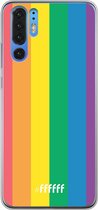 Huawei P30 Pro Hoesje Transparant TPU Case - #LGBT #ffffff