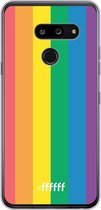 LG G8 ThinQ Hoesje Transparant TPU Case - #LGBT #ffffff