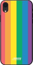 iPhone Xr Hoesje TPU Case - #LGBT #ffffff