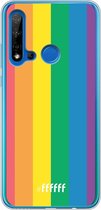 Huawei P20 Lite (2019) Hoesje Transparant TPU Case - #LGBT #ffffff