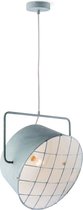 Home Sweet Home - Industriële Hanglamp Clemento - hanglamp gemaakt van Metaal - Beton - 41/41/145cm - Pendellamp geschikt voor woonkamer, slaapkamer en keuken- geschikt voor E27 LED lichtbron