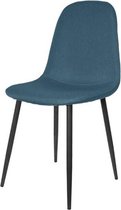 Sortio Home - Eetkamerstoel Stockholm - Blauw - Stof