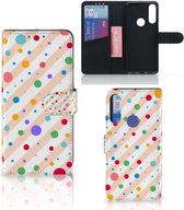 GSM Hoesje Alcatel 1S 2020 Leuk Hoesje Dots