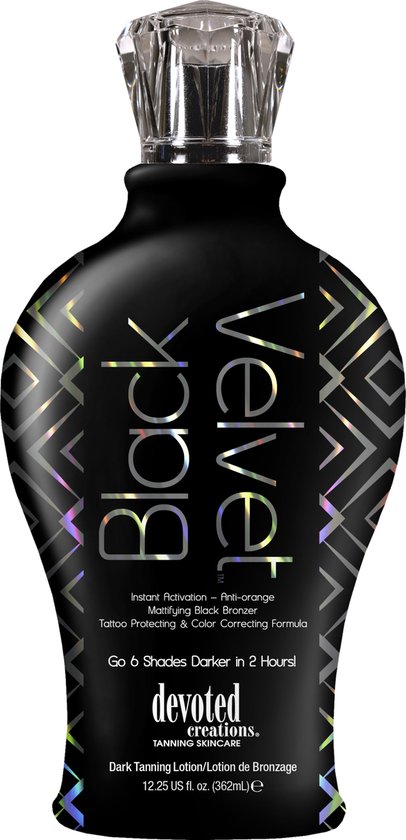 Devoted Creations Black Velvet - Zonnebankcrème - 362 ml
