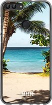 Huawei P Smart (2018) Hoesje Transparant TPU Case - Coconut View #ffffff