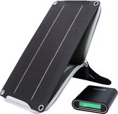 POWERplus Crocodile Solar 5V USB Powerbank | Lader / Oplader mobiele telefoon / tablet 10.400 mAh | 5W Zonnepaneel | Zonne-energie | Duurzaamste powerbank ter wereld