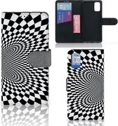 Telefoonhoesje met Pasjeshouder Geschikt voor Samsung Galaxy A41 Wallet Case Illusie
