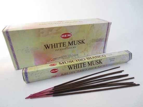 Hem Wierook White Musk Aromatische Sticks