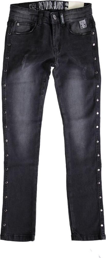 Retour zwarte superskinny stretch jeans - meisje - Maat 176 | bol.com