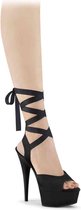 Pleaser Hoge hakken -36 Shoes- DELIGHT-634 US 6 Zwart
