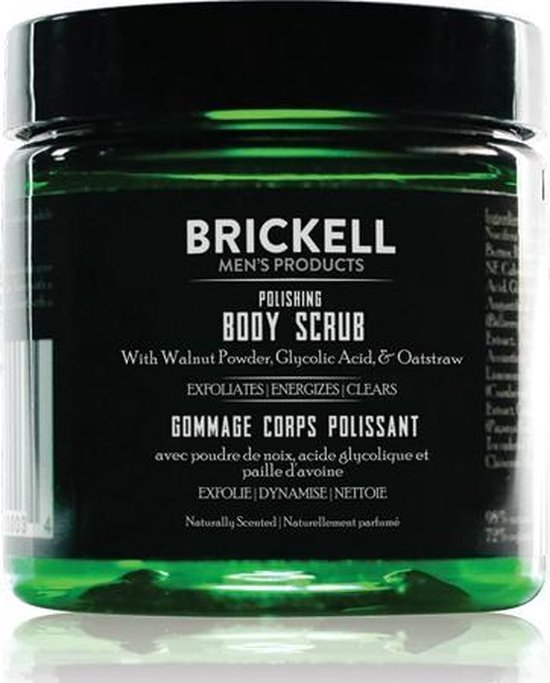 Brickell Men's Polishing Body Scrub 236 ml.