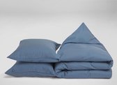 Yumeko Overtrekset katoen Tencel™ blauw met streepjes 240x220 + 2/60x70