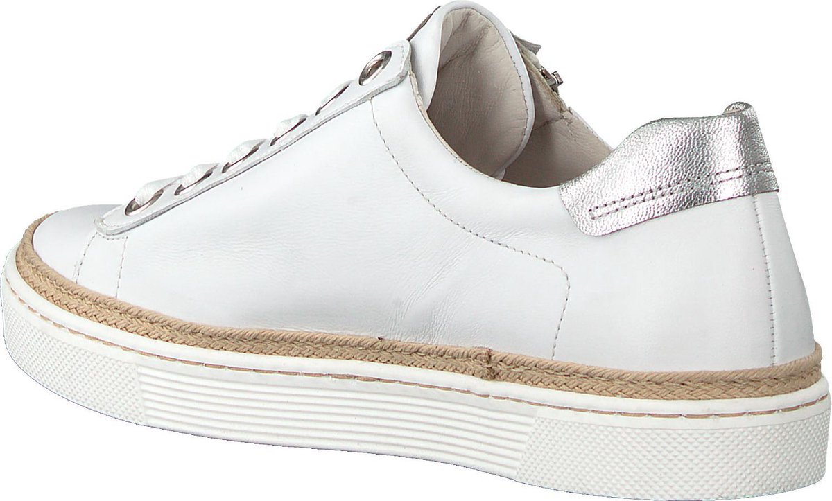 Gabor Dames Lage sneakers 418 - Wit - Maat 42 | bol.com