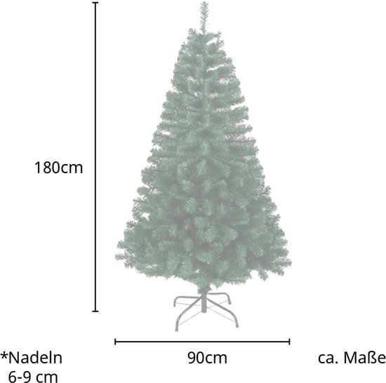 SVITA Arbre De Noël Artificiel Aiguilles Moulées Par Injection Nature 210cm
