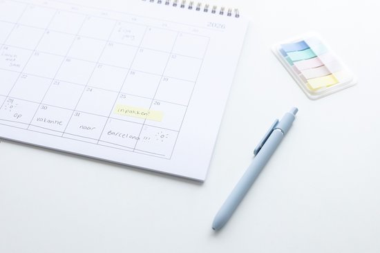 Planbooks - Maandkalender - Familieplanner 2026 - Maandplanner 2026 - Maandkalender 2026 ophangbaar - Maandplanner