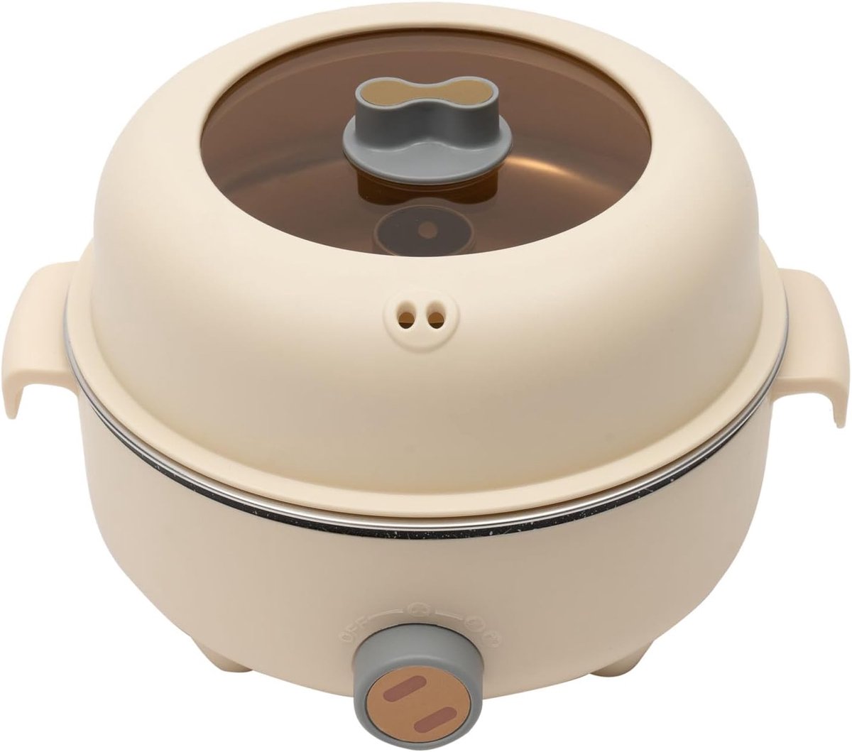 Elektrische Mini Multikoker - 1,5 L - Perfect voor 1-2 Personen, Camping en Meer