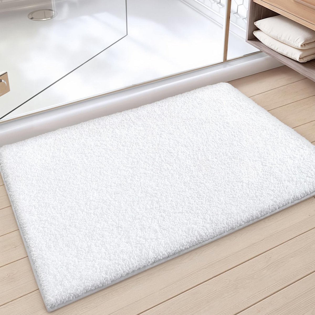 Azomor® Zachte en Absorberende Badmat met Antislip voor Badkamer en Woonruimte
