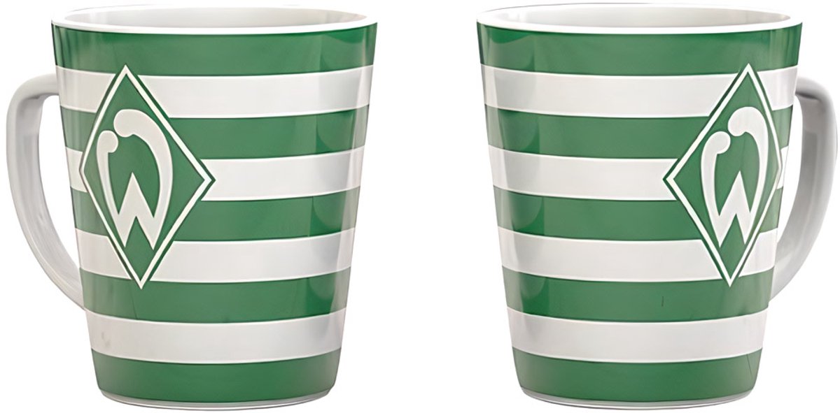 SV Werder Bremen Tasse Streifen Fussball