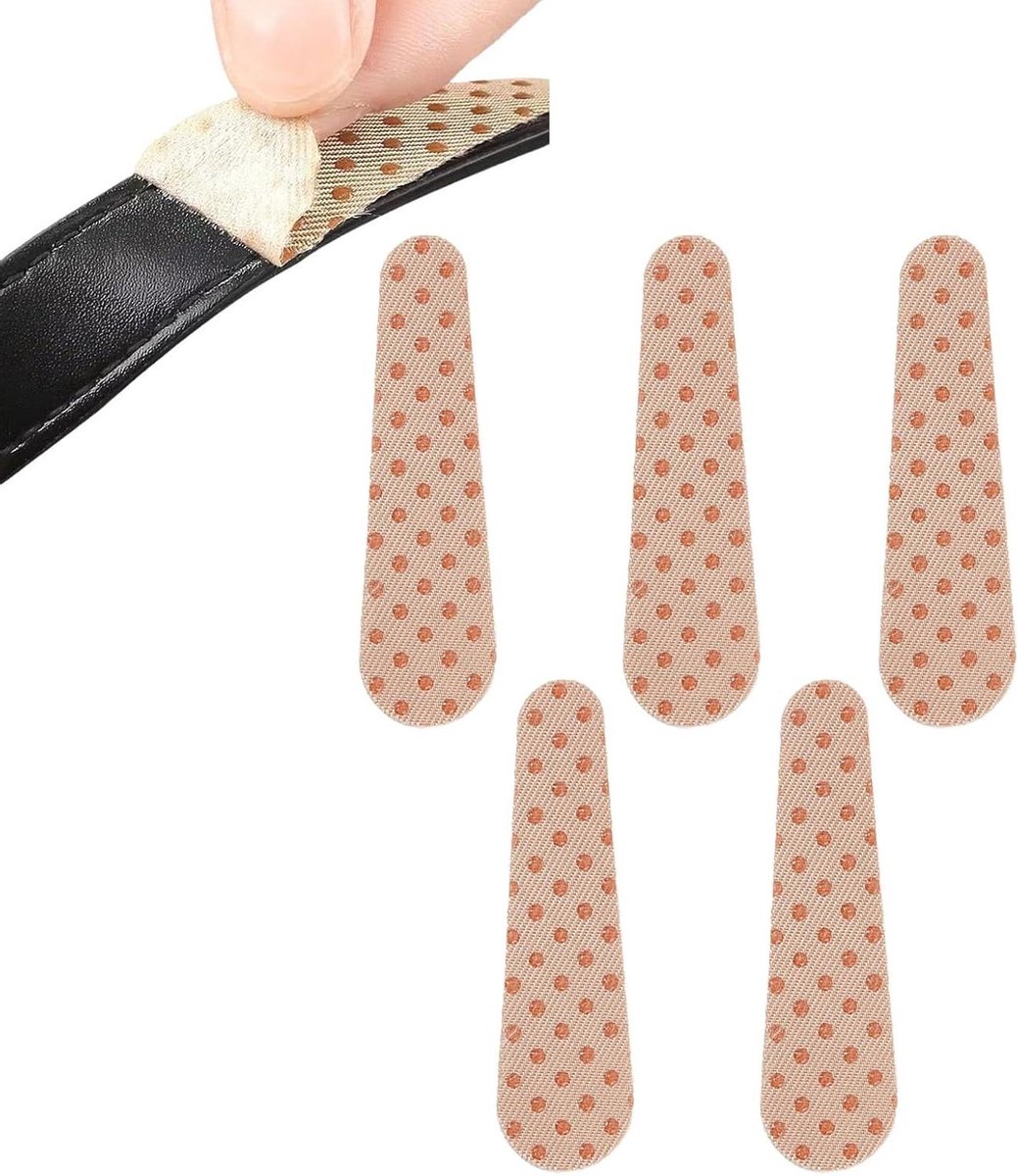 JHubers Goods - Anti-slip schoudertassen riem grip pads (10 stuks) voor draagtassen - Zelfklevende antislip houder - Ideaal voor werk handtassen - Grijs