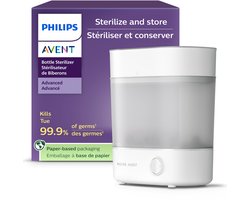 Philips Avent Flessen Sterilisator - 6 Flessen - Snel en effectief reinigen - SCF291/00