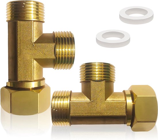 12mm Messing T-stuk Knelfitting 75 Bar DIN EN 1254-2