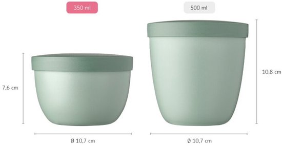 Mepal - Ellipse Snack Pot 350 ml - Sage Nordique