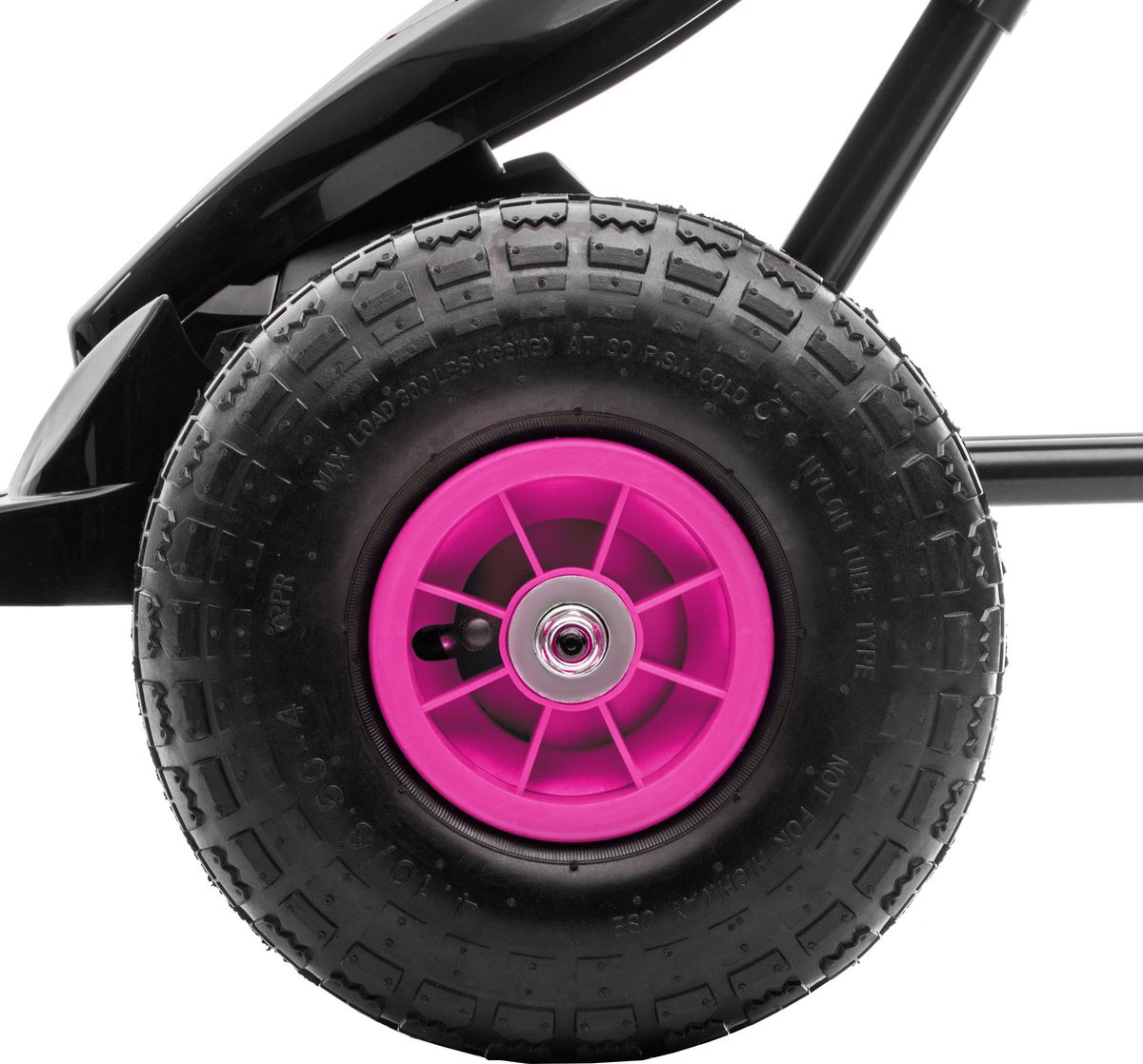 HOMCOM kinderkart - met pedalen - verstelbare zitting - zwart — afbeelding 3