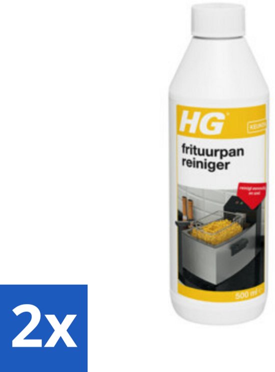 Foto: Hg frituurpanreiniger 500 ml voordeelverpakking 2 stuks