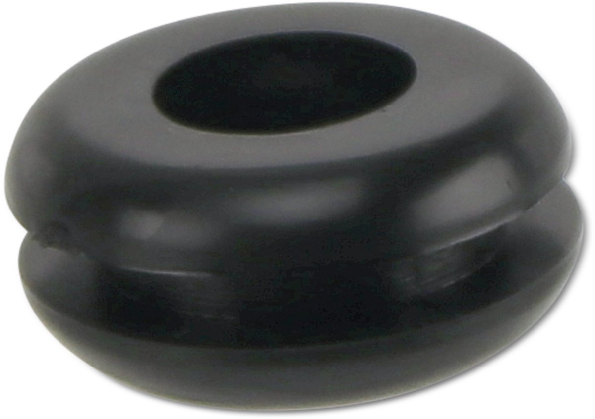 KSS Kabeldoorvoertule PVC, zwart, plaatdikte 1,7, gat-Ø 6,4, open, 1 stuk