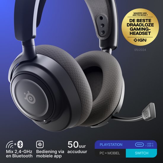 SteelSeries Arctis Nova 7P Gen 2 (wireless, Black) (4/8)