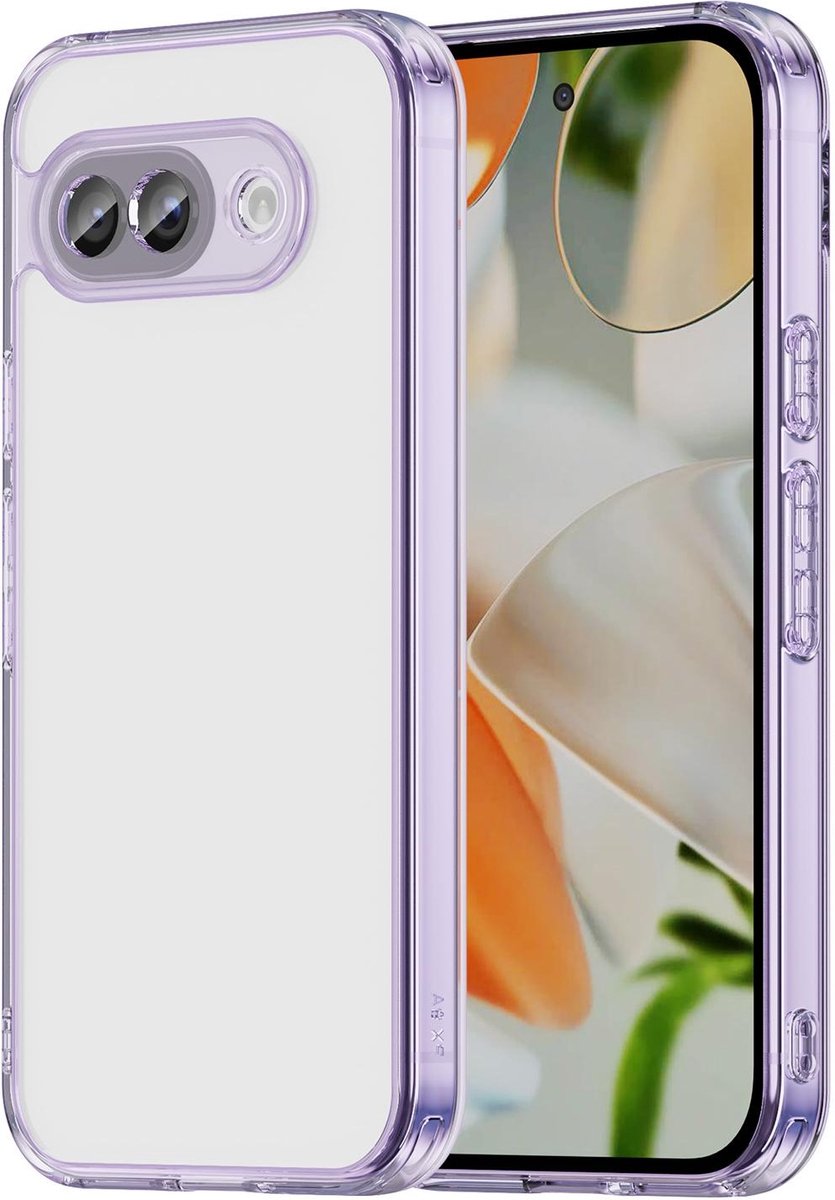 Hoesje geschikt voor Google Pixel 9a - Phonesta HybridAir Back Cover - Paars