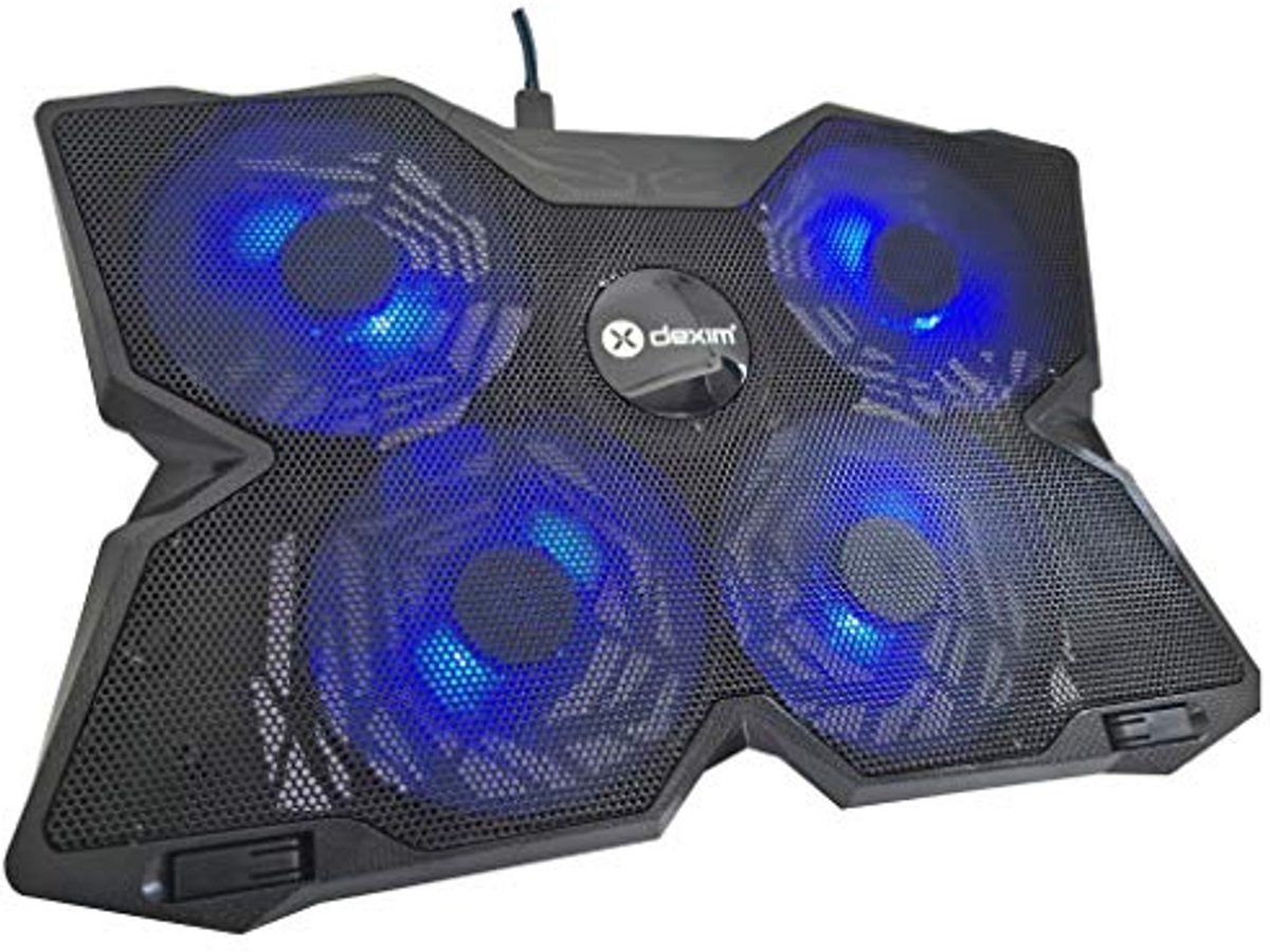Gaming Notebook Koeler tot 17,3 inch met 4 Verlichte Ventilatoren