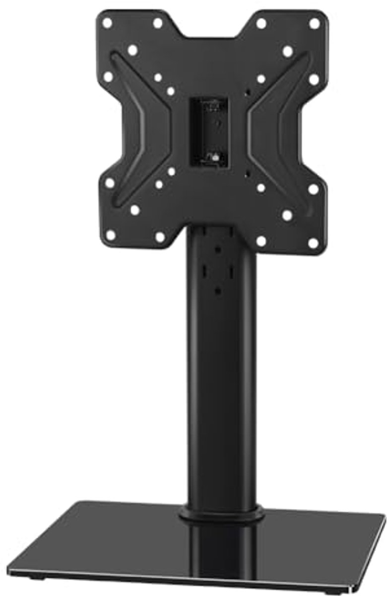 Universele TV-standaard voor 13 tot 43 inch LED TV - In hoogte verstelbare en zwenkbare tafelstandaard - Tot 35 kg