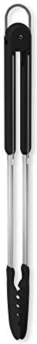 Nylon Tang RVS 30cm Zwart voor Grillaccessoires