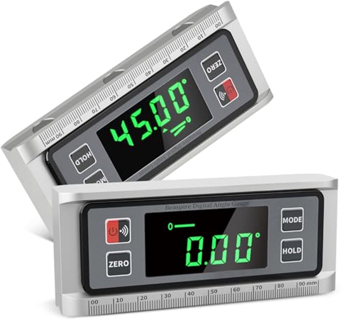 Digitale Gradenboog Inclinometer met LED-display en Magnetische Waterpas