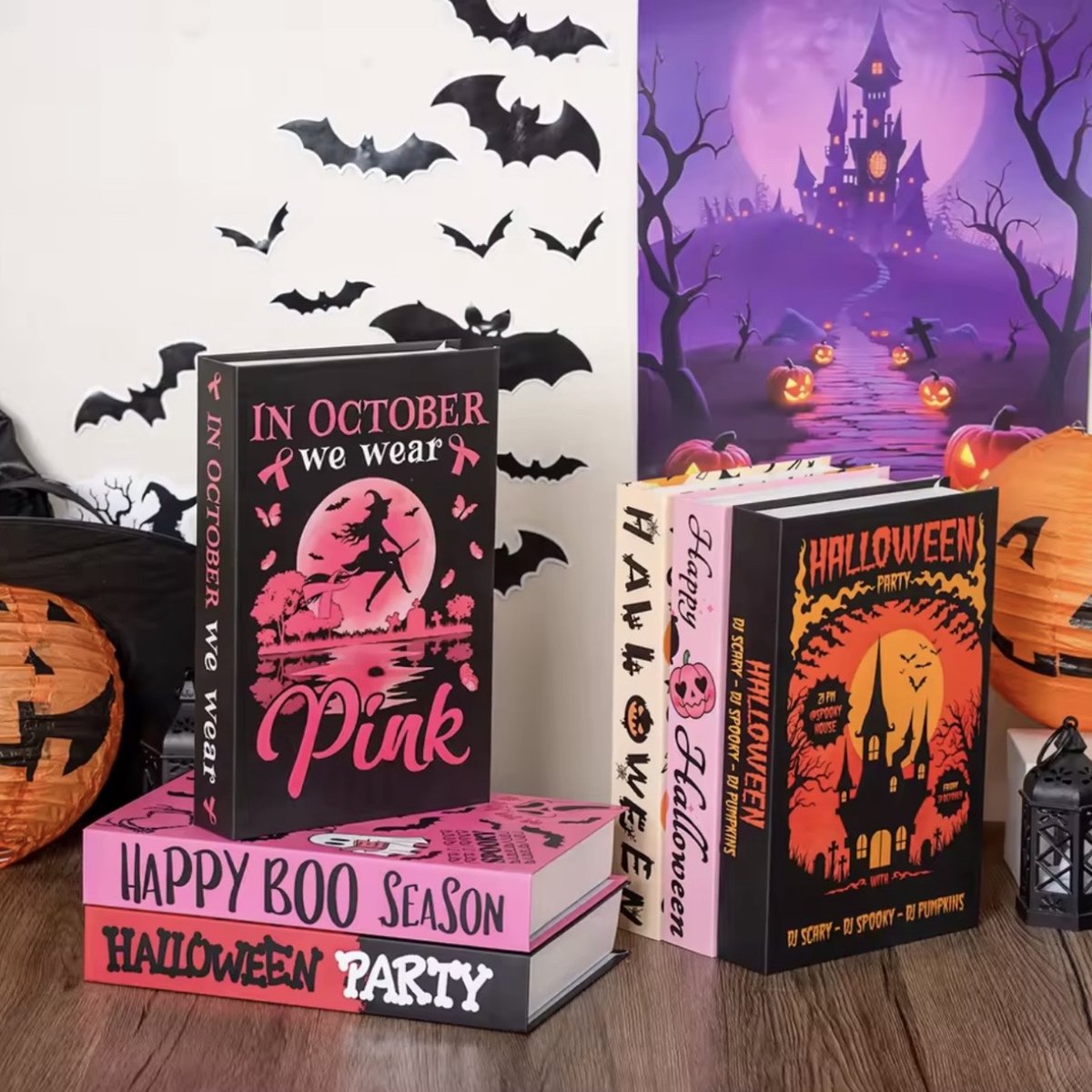 Kimdo - Opberg boek - Halloween - Spooky - opbergdoos - Decoratie woonkamer - Boeken - Nep Boek - Opbergboek