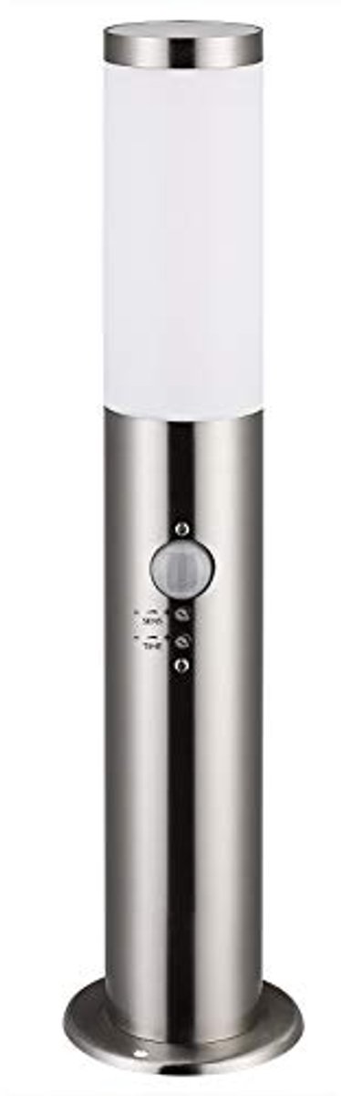 Buitenlamp met Bewegingssensor Roestvrij Staal voor Tuin en Terras - Spatwaterdicht en Instelbaar
